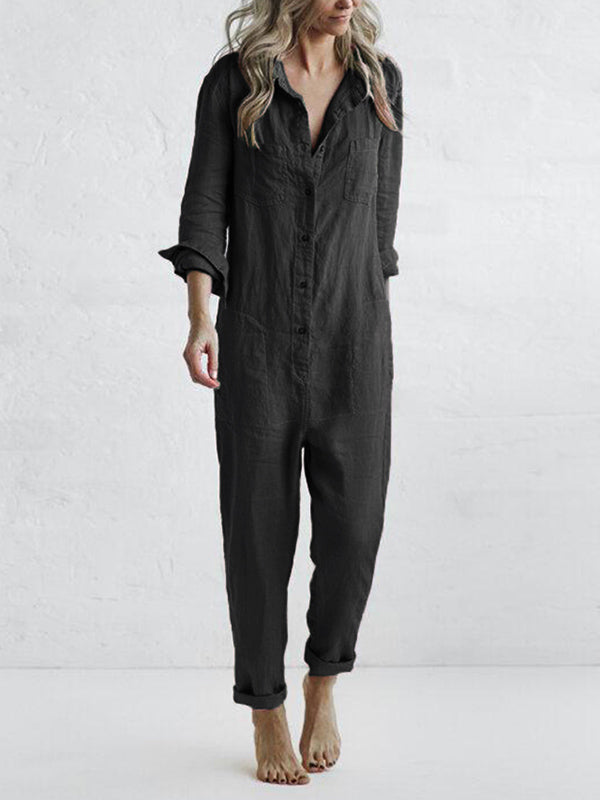 CARMEN | LONG SLEEVE JUMPSUIT