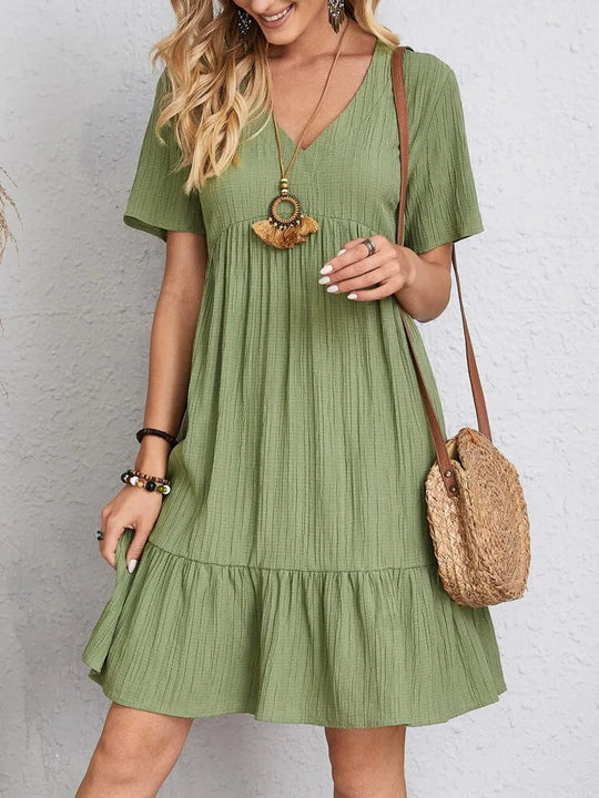 VIVIENNE | V-NECK SUMMER DRESS