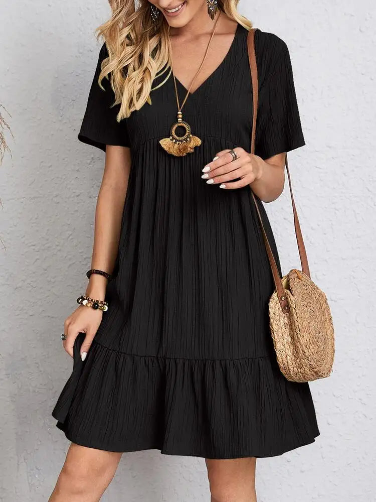 VIVIENNE | V-NECK SUMMER DRESS