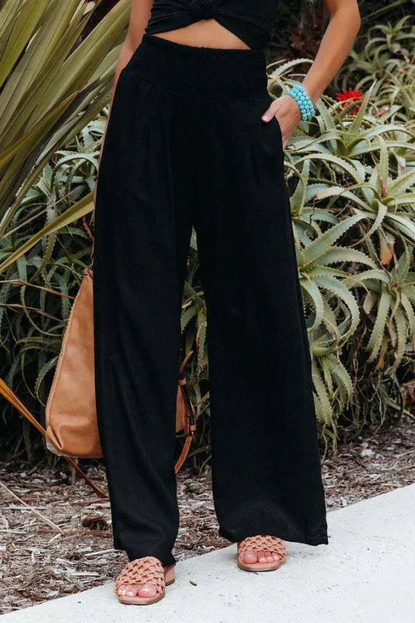 LUNARIA | HIGH-WAIST PALAZZO PANTS