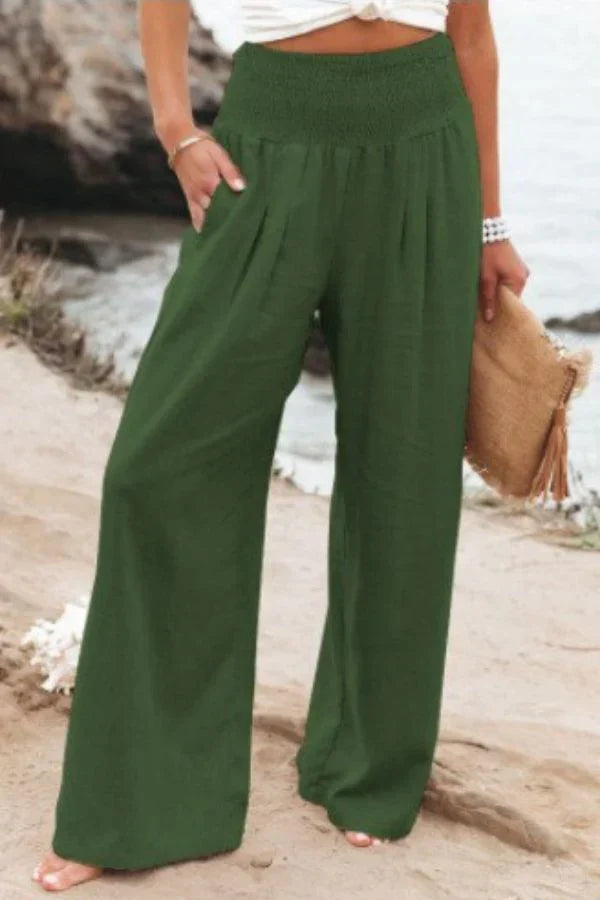 LUNARIA | HIGH-WAIST PALAZZO PANTS