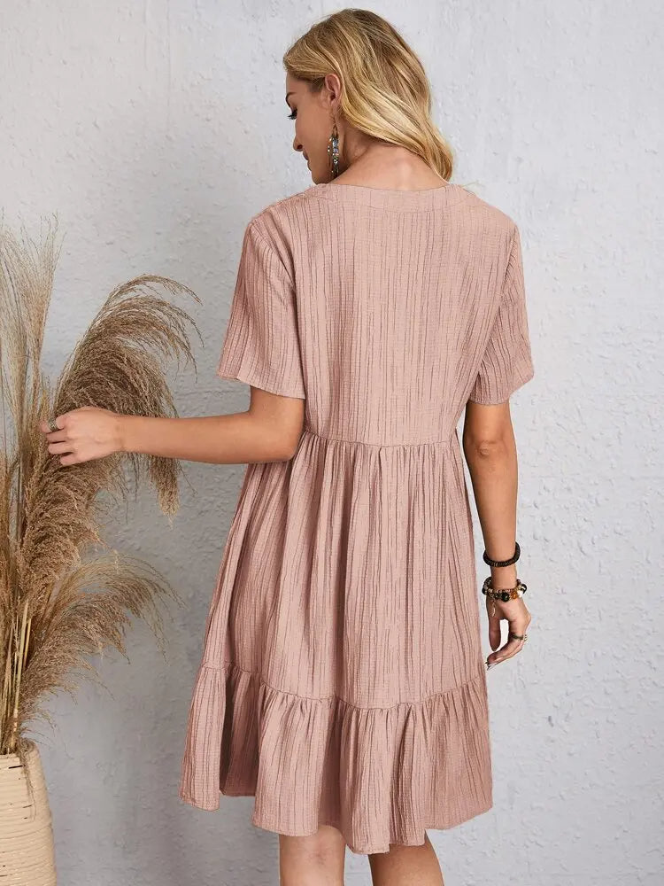 VIVIENNE | V-NECK SUMMER DRESS