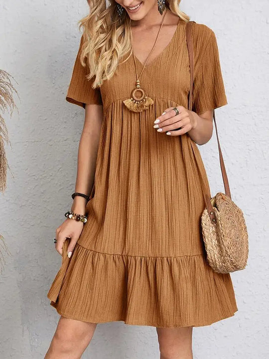 VIVIENNE | V-NECK SUMMER DRESS