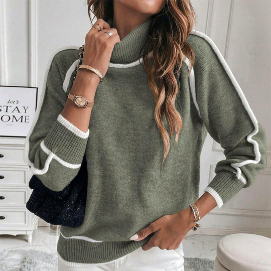 SAGE | STYLISH TURTLENECK SWEATER