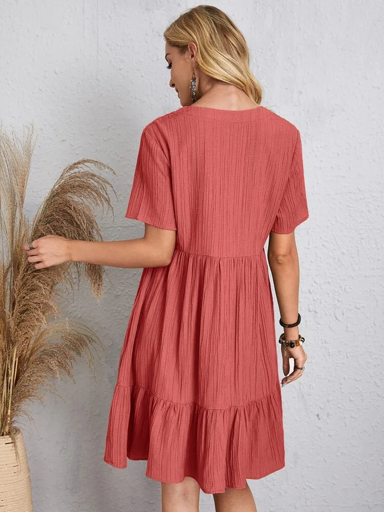 VIVIENNE | V-NECK SUMMER DRESS