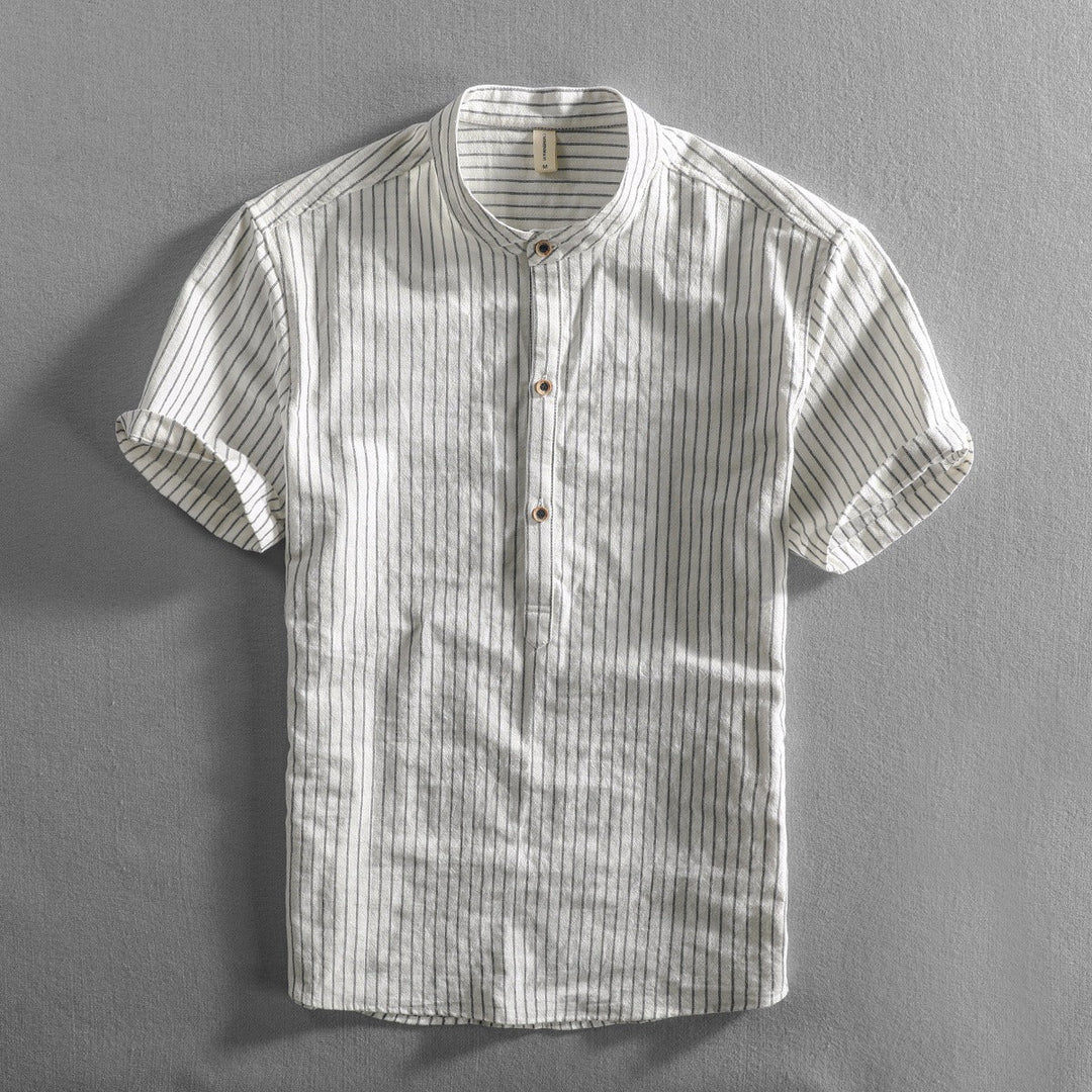 ZACK | POLO LINEN SHIRT