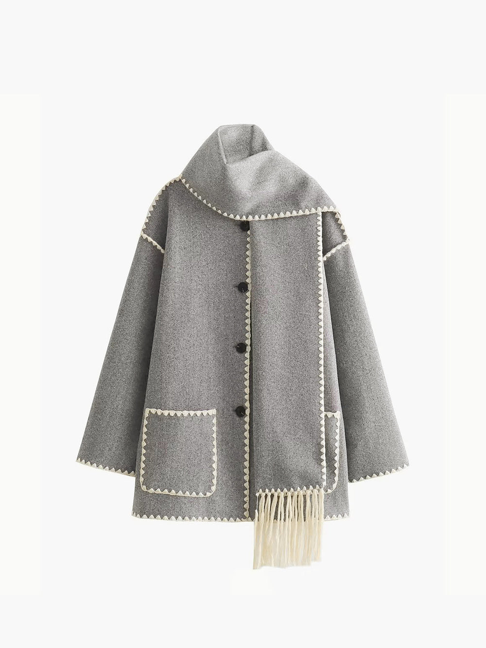 CONEY | STYLISH JACKET WITH MATCHING SCARF