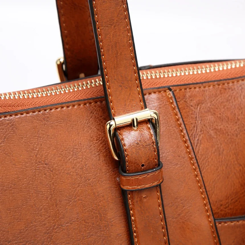 GERTRUDE | VINTAGE LEATHER BAG