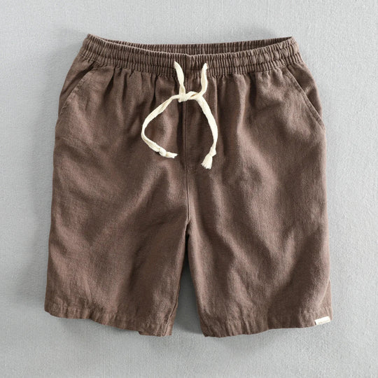 AKURA | COTTON LINEN SHORTS