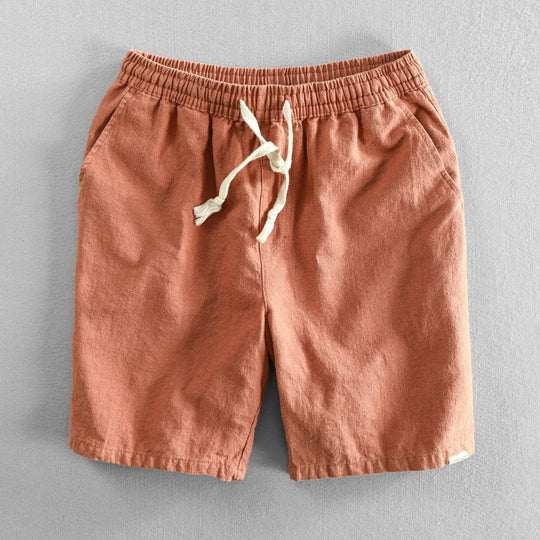 AKURA | COTTON LINEN SHORTS